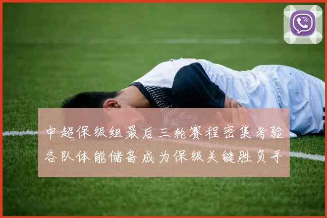 中超保级组最后三轮赛程密集考验各队体能储备成为保级关键胜负手